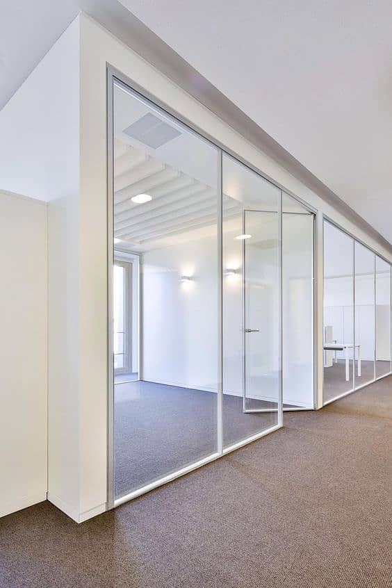Gypsum Board Partition & Ceiling, Office Partition, Glass Partition, 0