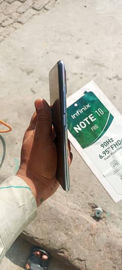 Infinix Note 10 pro 8gb . 8. . 128gb heavy processor g95