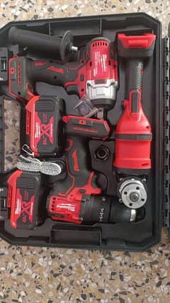 3in1 88v Commercial Drill, Impact Wench & Grinder
