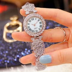 Foreign trade explosions fashion  Diamond Women's watch with Bracelet