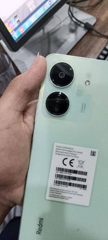 redmi 13 c 6/ 128  with box or charger  8 month warrt 0