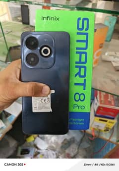 smart 8 pro 4+128 full box only whatsapp contact 03135241050