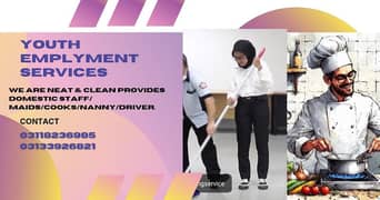 Maids,Cooks,Nanny,paitient