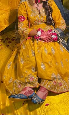 fancy dress / party wear dress / full embroided