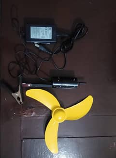 DIY Portable 12 VDC Fan with Power Supply