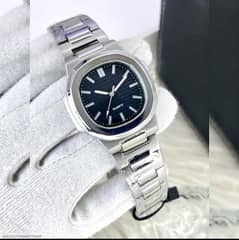 Free Cash on delivery Men's Square Watch with Chain Strap - 1 Pc