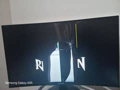 Title: Damaged Redragon Curved Monitor