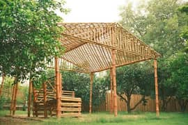 Bamboo huts| Bamboo interior design | Bamboo walls|Outdoor bamboo dec