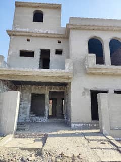 7 Marla Corner Grey Structure For Sale New Lahore City