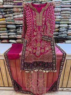 embroidered dresses for wedding season