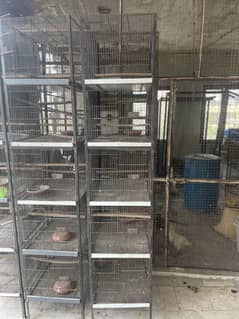Birds cages or food containers and accessories available hain