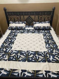 iron bed