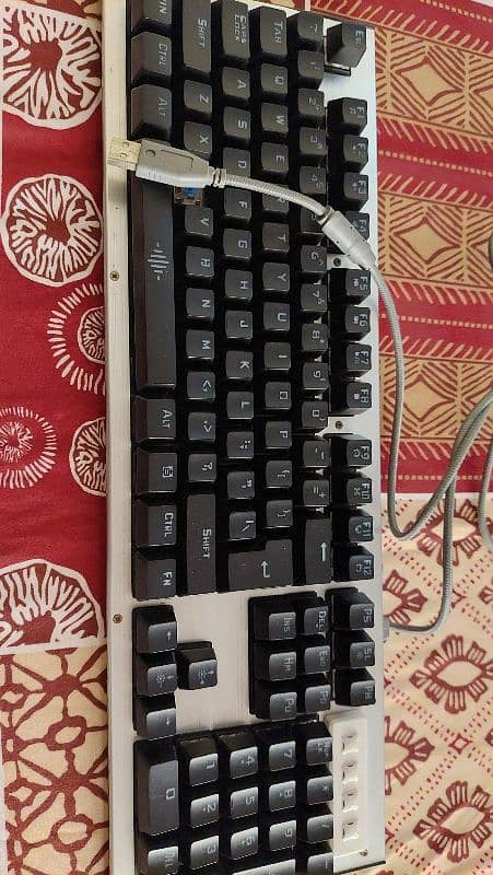 100% mechanical keyboard with RGB 0