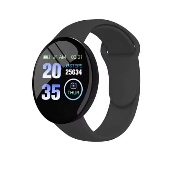 D18 smart watch with macaron colour and round screen. 2