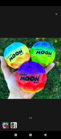 Glowing Cosmic Moon Ball – Mini Light-Up Magic for Kids & Decor