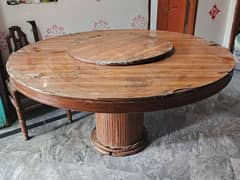 Round table | rotating portion
