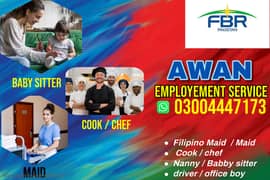 Filipino Maids / House Maid / cook / House chef / Nanny Maid available