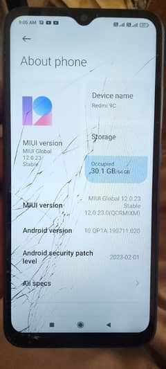 redmi 9c 3 64memory panal glass creak ha add main dekho