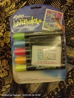 Expo Neon Window Dry Erase Markers