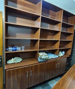 3 cupboards with a table