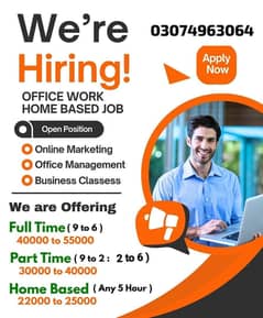 home base and part time work aviable
