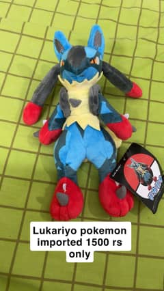 Pokemon plushes and figures