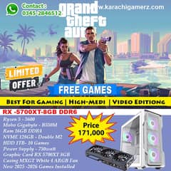 Playstation 5 Compatible Gaming PC & Laptops 16GB Graphic Cards
