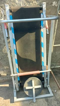 2 im 1 manual treadmill machine