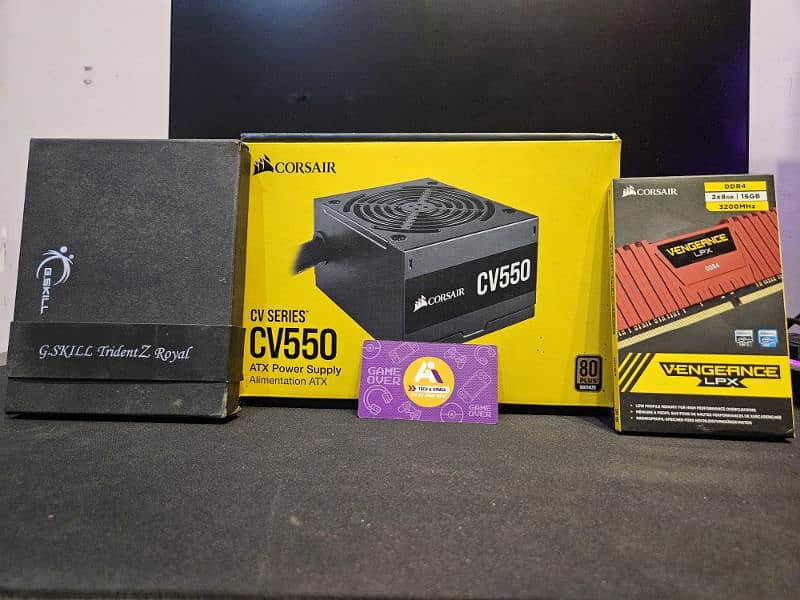 Ryzen 5 3600,Gigabyte B450 Gaming x , corsair lps 16gb 3200mhz, cv550 3