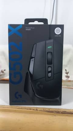 logitech g502x hero mouse new box open