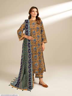 WOMEN'S UNSTITCHED LAWN PRINTED SUIT