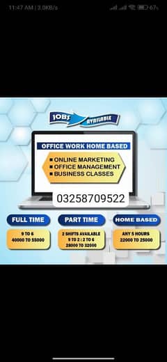 Argent staff required for office work.