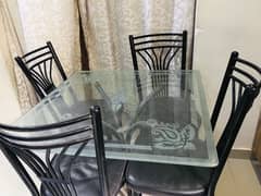 Dining table with chairs