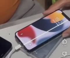 i iphone xs max only original penal wite  one line