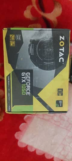 GTX 1050 2GB DUAL FAN GPU WITH AN ORIGINAL BOX.