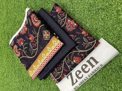 3pc woman's unstitched printed suit