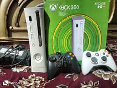 XBOX 360 FAT 320 GB WITH 2 CONTROLLERS