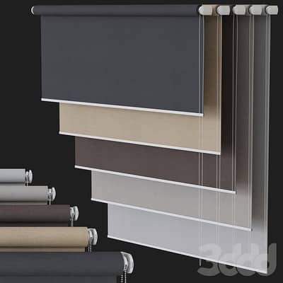 Blinds - Office Blinds - Roller Zebra Blind - Window Wooden Blinds