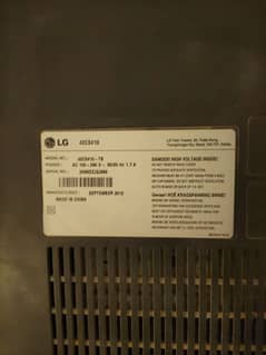 LG LCD 42 Inches HD, Faulty power Supply