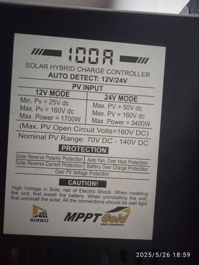 Sinko MPPT Controller 100A 2
