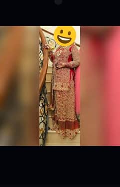 wedding lehnga go for sale condition 10/10