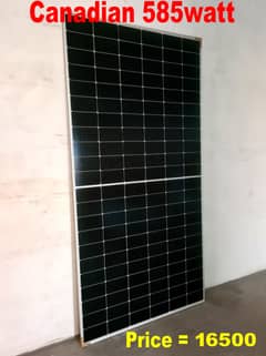 Original Canadian Solar Panel Solar Plate 585watt Bifacial Solar Panel