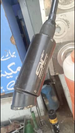SC project bent tip exhaust