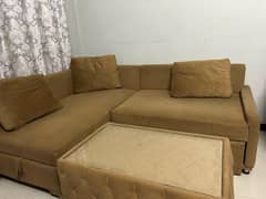 brown sofa bed