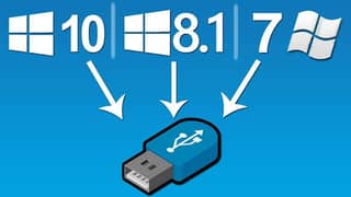 3 in 1 windows Usb (7 , 10 ,11 ) with warranty