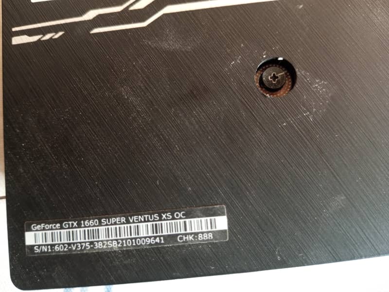 Nvidia gtx 1660Super, 6gb, ddr6 graphics card, Faulty, garbage issue 4
