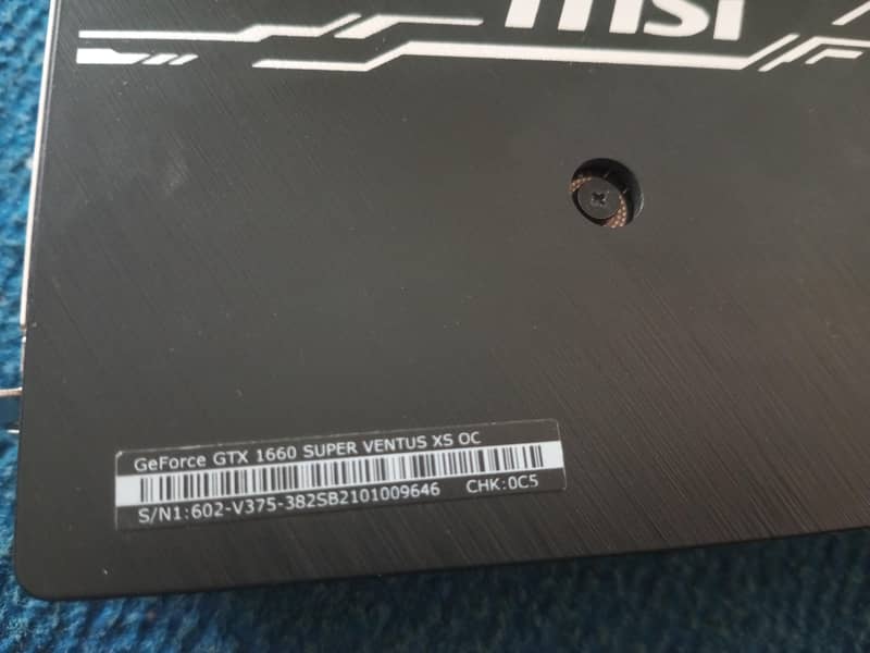 Nvidia gtx 1660Super, 6gb, ddr6 graphics card, Faulty, garbage issue 5