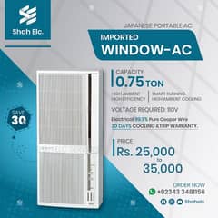 window ac / 110 ac / portable ac imported ac