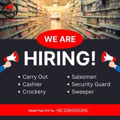 Cashiers & Security Staff