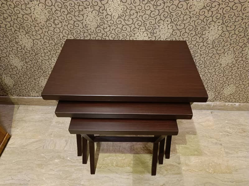 Coffee Table set of 3 tables (Nest Set, Corner Tables) 5